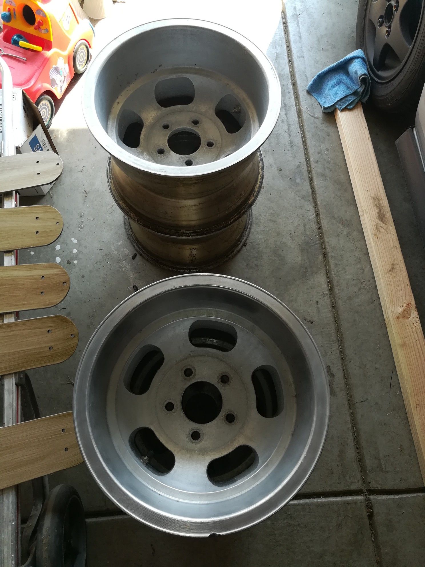 Mag wheels, slotted Mags 15x10