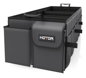 Trunk Organizer for Car and SUV XX- Large-Capacity Car Organizer with Multiple Compartments, Foldable Car Organization for Car Accessories, Tools, Sun