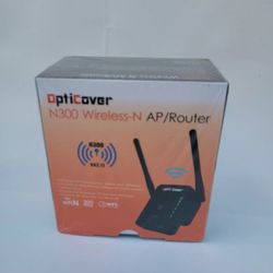 OptiCover Wireless N300 WiFi Repeater 802.11 Booster Extender Router AP mode NEW