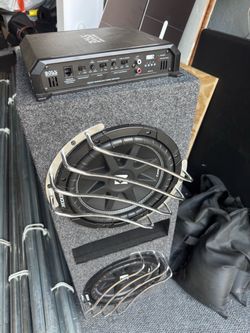 Two 10’s Kicker with an Amp