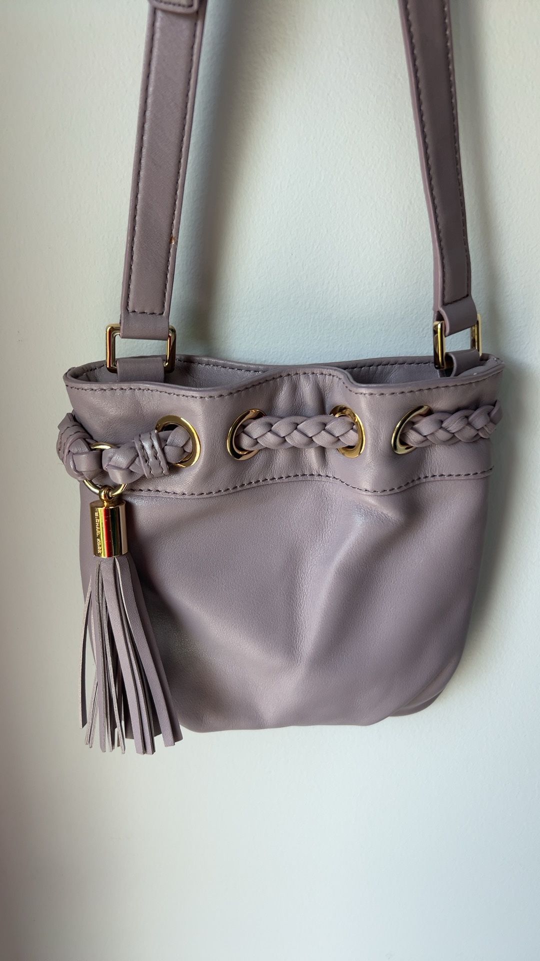 Michael Kors Leather, Lilac Crossbody