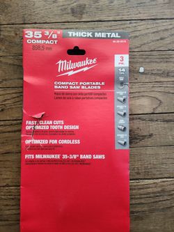 Milwaukee bandsaw blades
