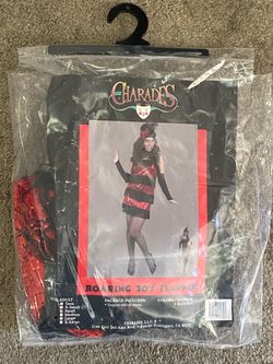 Charades Roaring 20s Flapper Halloween Costume