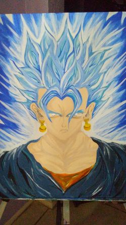 Goku god painting