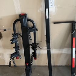 Yamaha Double Down Four Bike Hitch Rack With Extender