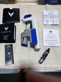 Coravin wine bottle opener. PLEASE READ DESCRIPTION