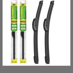 ZIXMMO QUALITY 20in + 20in Premium All-Season Windshield Wiper Blades For Original Equipment Replacement(Set Of 2)