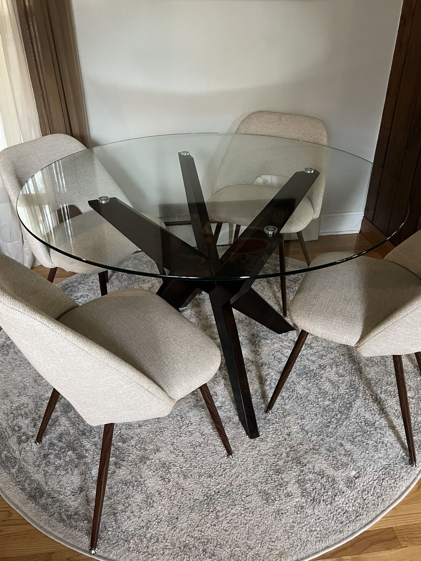 Kitchen Table With Glass Top