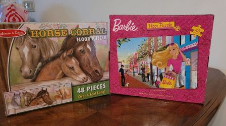 BIG PIECE PUZZLES  (2) NEW👨‍👦😀