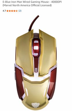 Iron Man wired gaming mouse, new