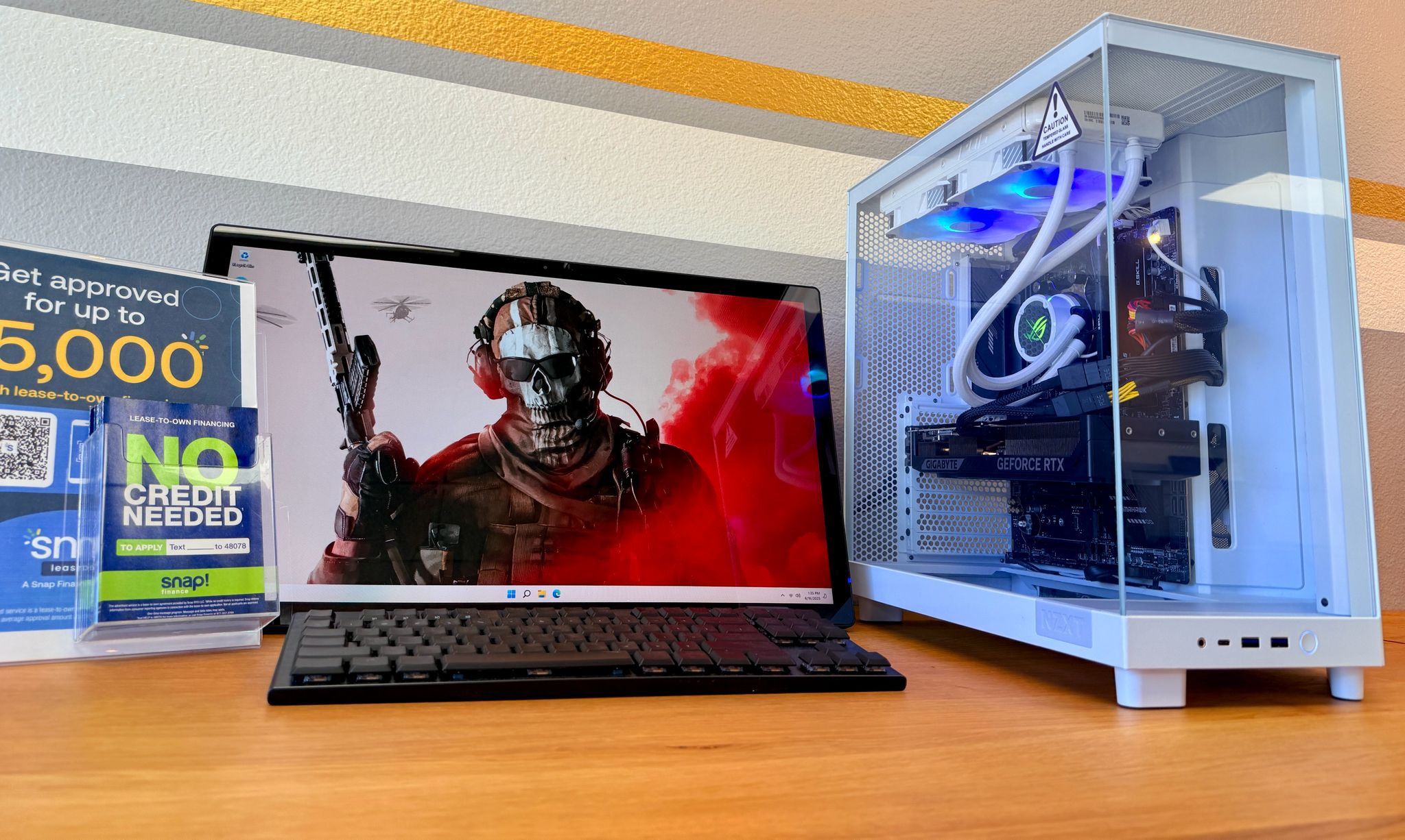 Gaming Pc Custom NZXT 🔥 RYZEN 9 💪🏽NIVIDA 5070 GRAPHICS $ DOWN FINANCING