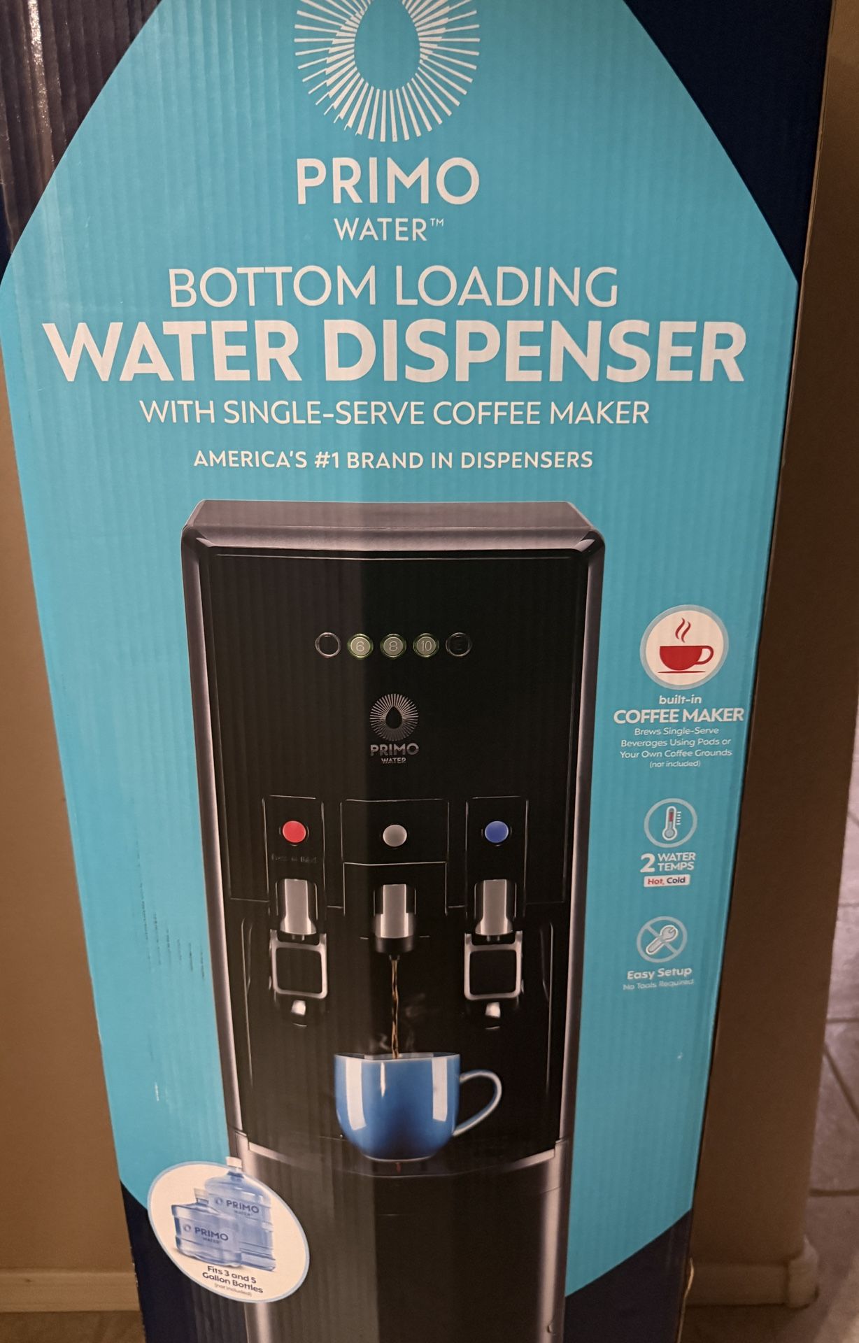 Primo Water Cooler With K-cup.