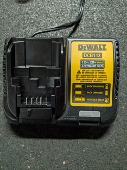 DEWALT DCB112 12V/20V MAX Lithium-Ion Battery Charger – Genuine OEM
