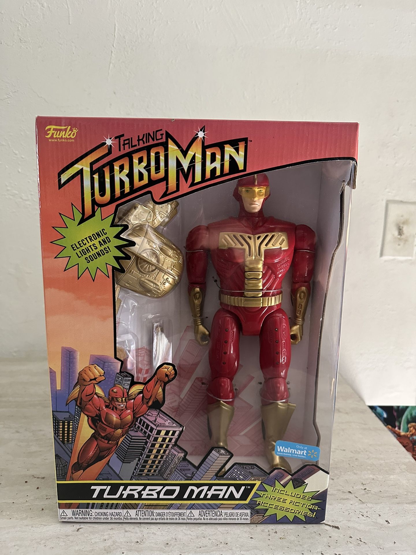 Funko Talking Turboman Retro Toy