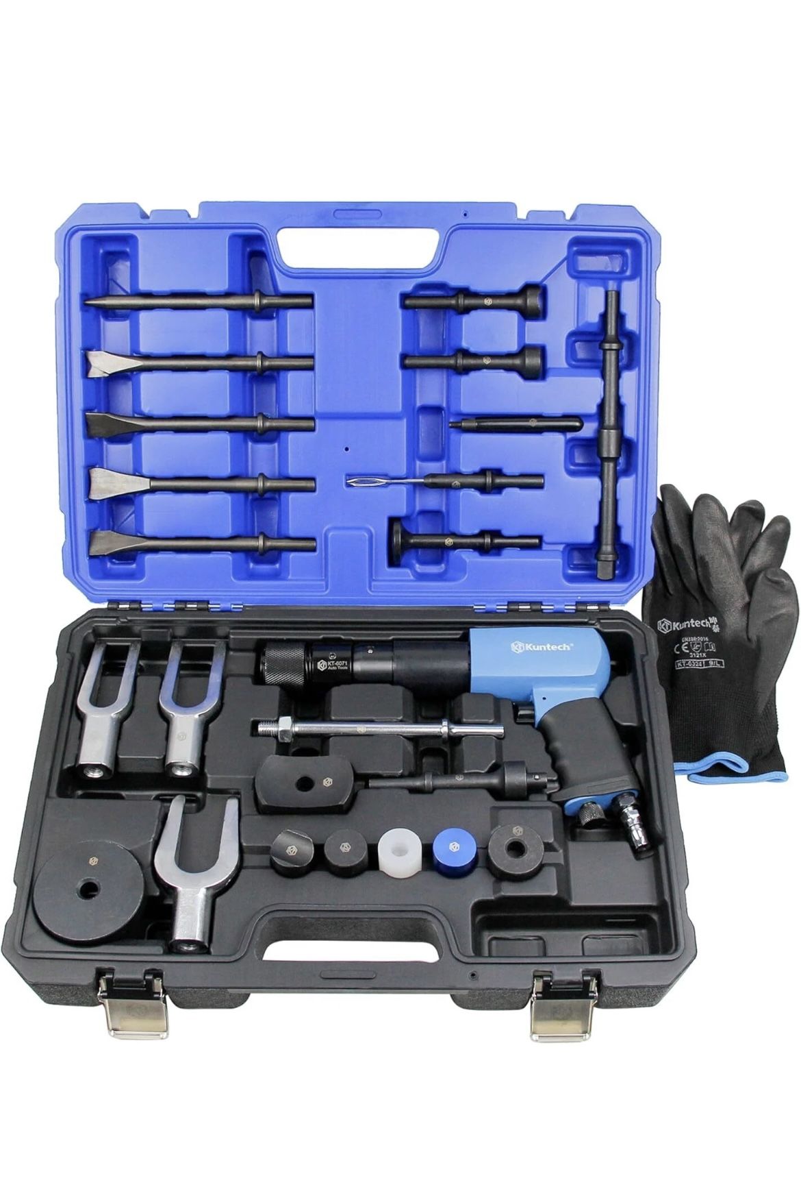 Air Hammer Kit Multi-functional 24 PCS, Pneumatic Hammer 2200 BPM