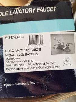 Bathroom Deco Lavatory Two Handle Faucet 