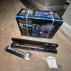 Jack/Stands Kit With Torque Wrench And Sockets