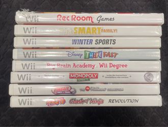 Wii game lot of 8
