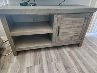 Ashley Rustic Gray Wood TV Stand Media Console