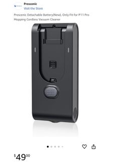 Proscenic Detachable Battery(New), Only Fit for P11 Pro Mopping Cordless Vacuum Cleaner