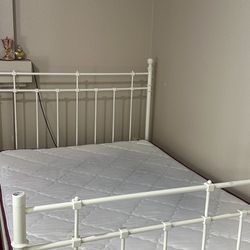 full size bed frame and matress