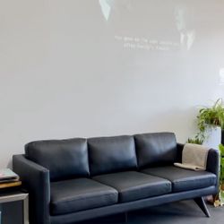 Beautiful Faux Leather Couch 