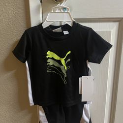 Baby Boy NEW Puma 2 piece outfit