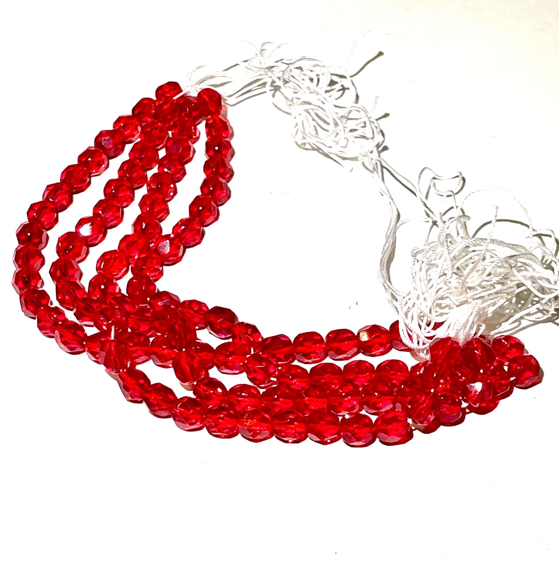 Red Czech Crystals