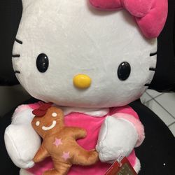Christmas Hello Kitty Plushie 