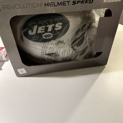 NY JETS RIDDELL REVOLUTION HELMET SPEED