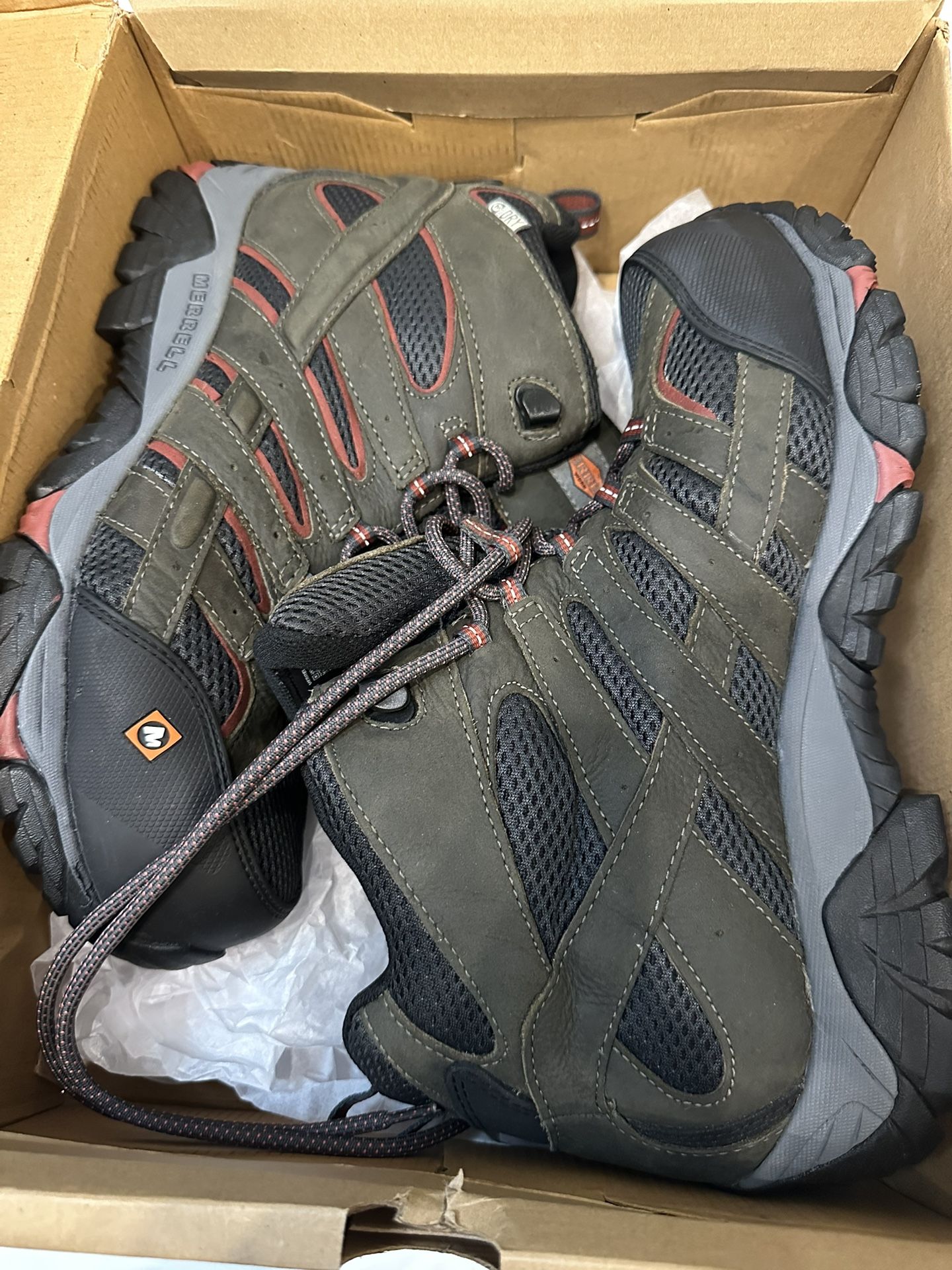 Merrell Men's Moab Vertex Mid Waterproof Composite Toe Construction Boot