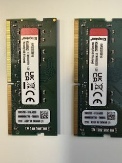 Kingston 32GB (2×16GB) DDR4 3200MHz Laptop RAM – SO-DIMM