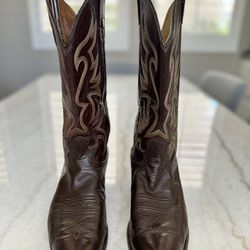 Mens Vintage Brown Nocona Boots US Made Size 9.5