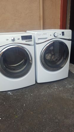 electric kenmore brand washer and dryer set 2 months warranty delivery and installation