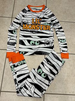 Kids Halloween Mummy Pajama Set