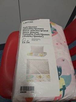 Full ,queen Bed Sheet New With Pillow.