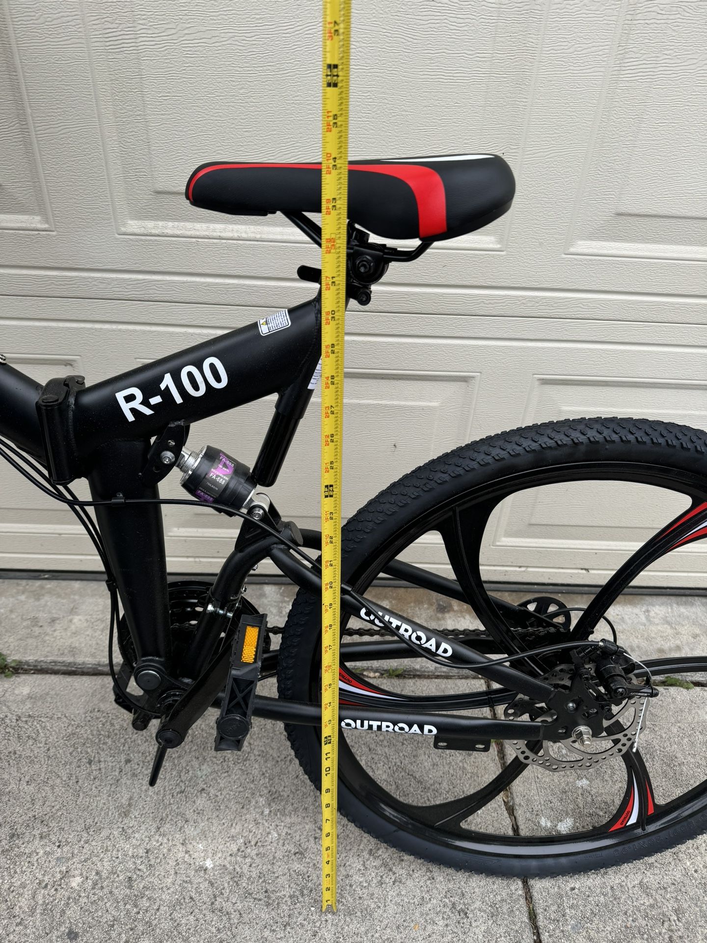 Brand New R-100 Folding Mountain Bike - $75 Only! 