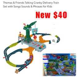New In Box Thomas & Friends Talking Cranky Delivery Train Set $40 Cash Only East Palmdale 