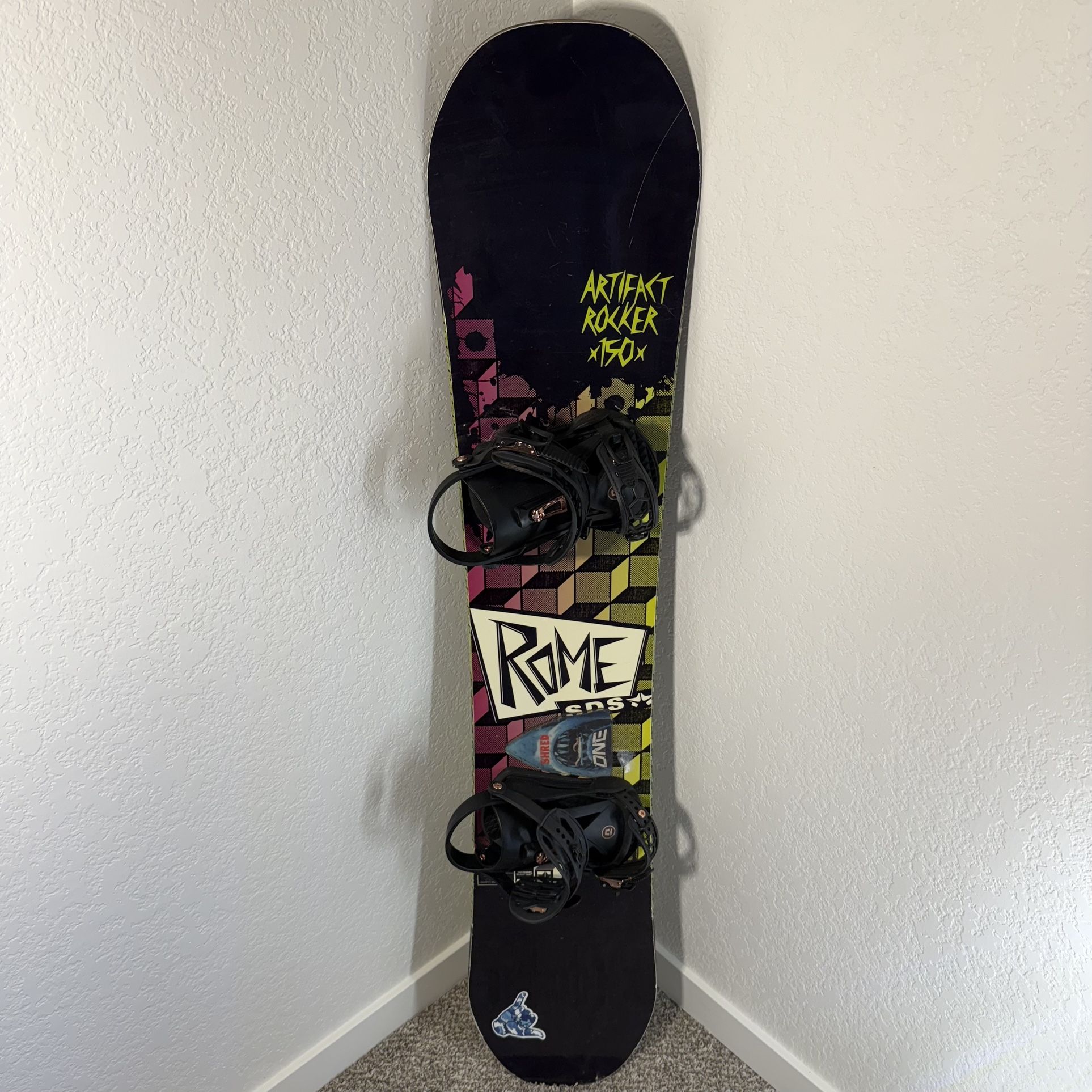 ROME SDS ARTIFACT PROスノーボード 150cm スノーボード 板 ROME SDS