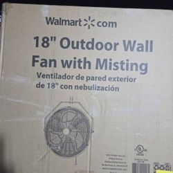 Hyper Tough 18 inch 3 speed misting fan