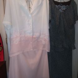 Peach Set 3X. Other Set 2X $7.00 Each