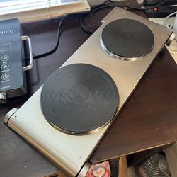 Double Electric Hot Plate – Works Great
