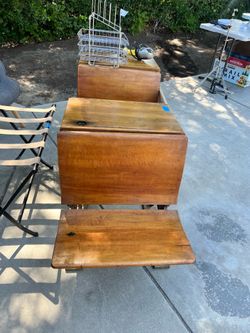 Vintage school desks refurbished