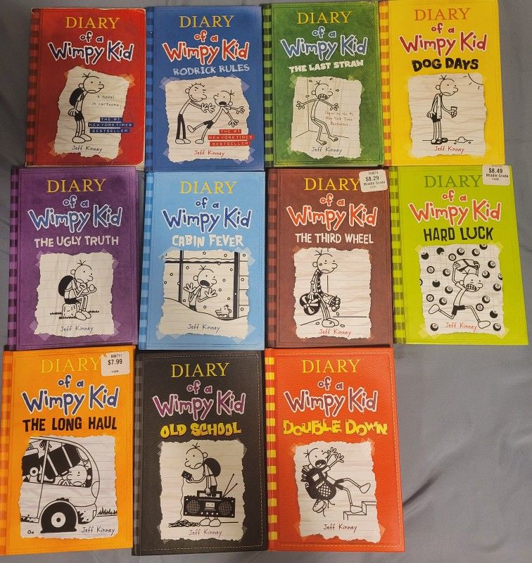 Diary Of A Wimpy Kid Books (#1-11)