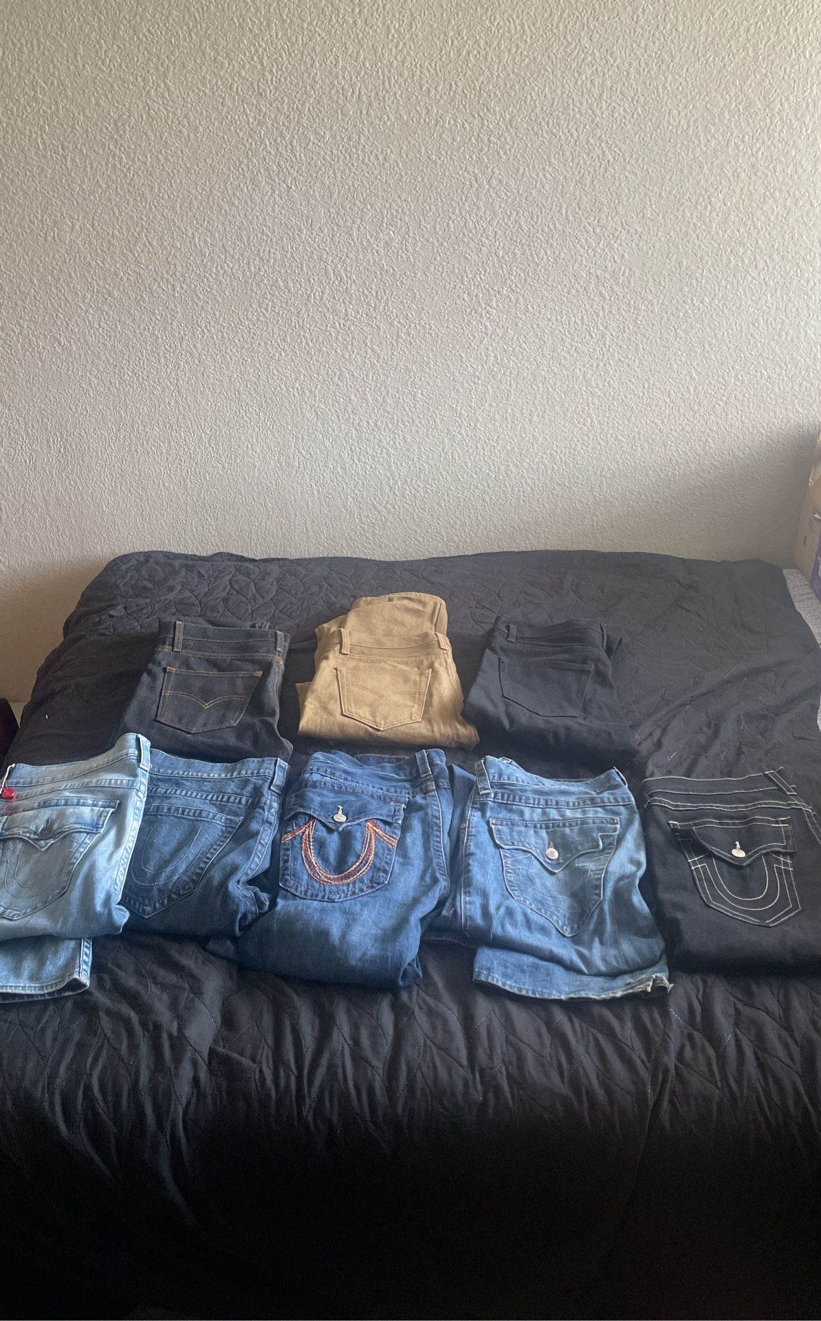 True Religion And Levi 501 Jeans For Sale