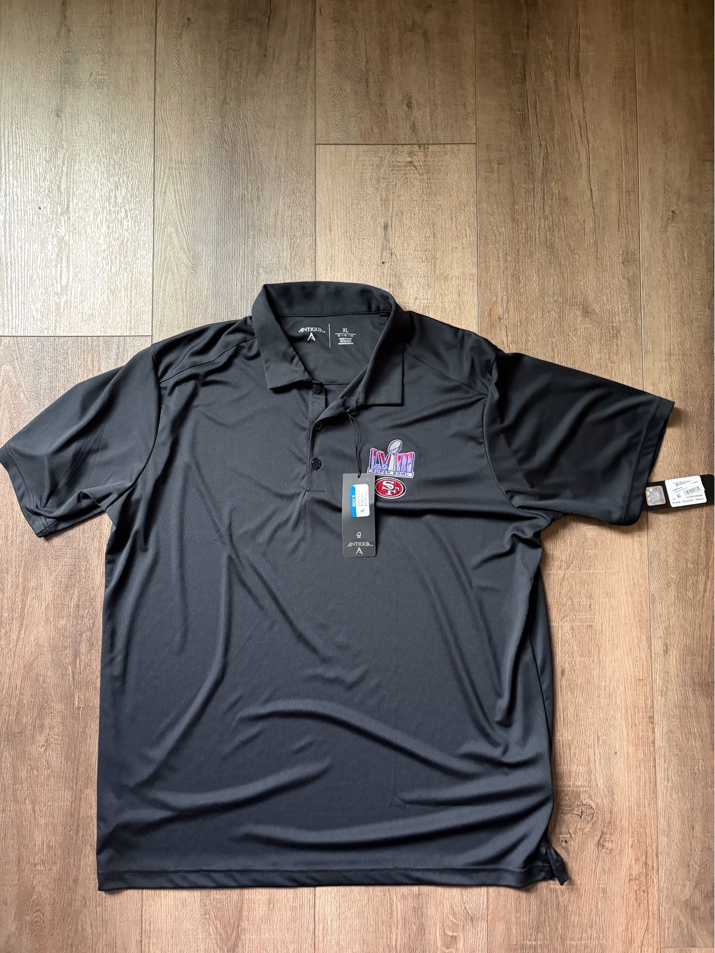 π Menβs Superbowl LVIII SF Polo Shirt - BRAND NEW WITH TAGS