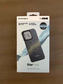 PITAKA Star Peak Amarid Fiber Case with MagSafe for iPhone 15 Pro Max