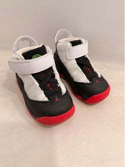 Baby Jordan Shoes Size 5C Black Red Toddler Sneakers