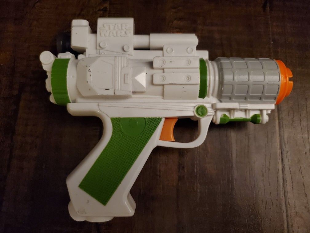 Star Wars General Grievous Blaster NERF Dark Gun Pistol 2010 Hasbro attack of the Clones