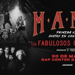MANA Y LOS CADILLACS , VIP,  SAP CENTER, SAVADO  5/30/26